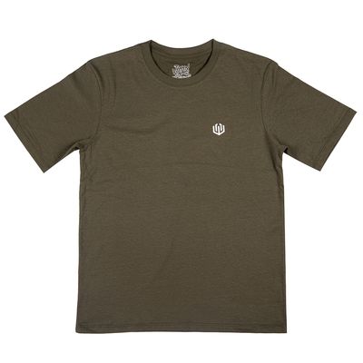 CAMISETA MASCULINA LOGO OFICIAL - VERDE MILITAR