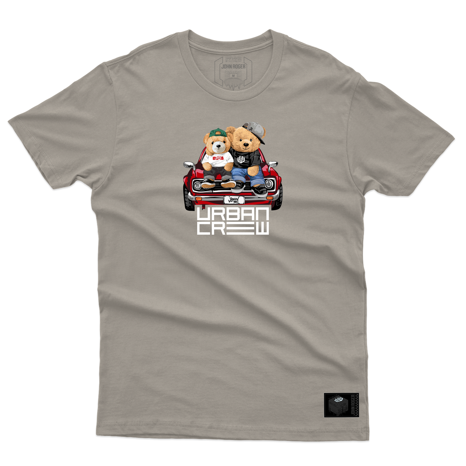 CAMISETA JOHN ROGER BROTHERS BEARS - BEGE ESCURO