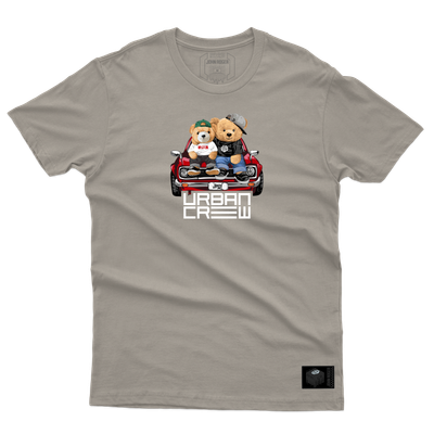 CAMISETA JOHN ROGER BROTHERS BEARS - BEGE ESCURO