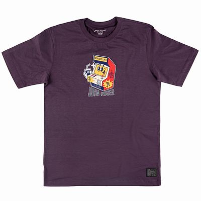 CAMISETA MASCULINA FLIPPER - ROXO