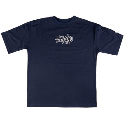 CAMISETA MALHÃO OVERSIZE JOHN ROGER LIGHT SIGNATURE - MARINHO