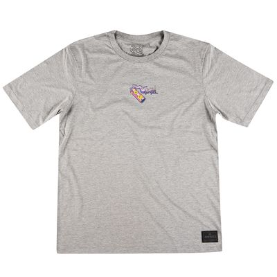 CAMISETA MASCULINA JOHN ROGER SMILE SPRAY - CINZA