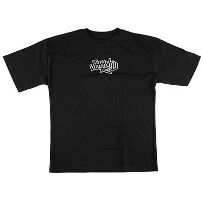 CAMISETA OVERSIZE MALHÃO GREEN REFLETIVE - PRETO
