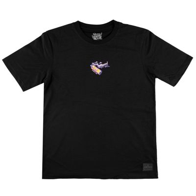 CAMISETA MASCULINA JOHN ROGER SMILE SPRAY - PRETO