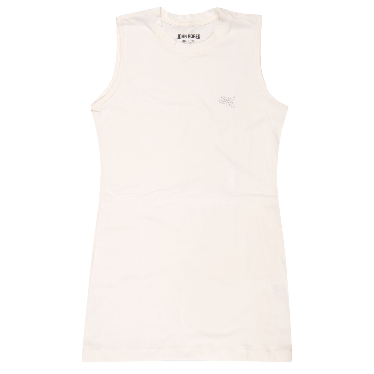 TANK TOP GIRLS HEAVY KNIT JOHN ROGER - OFF WHITE