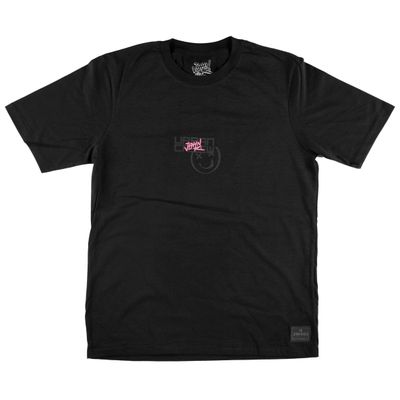 MEN&#39;S T-SHIRT JOHN ROGER PUNK BEAR- BLACK