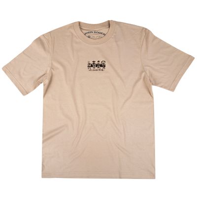 CAMISETA JOHN ROGER HAPPINESS - BEIGE