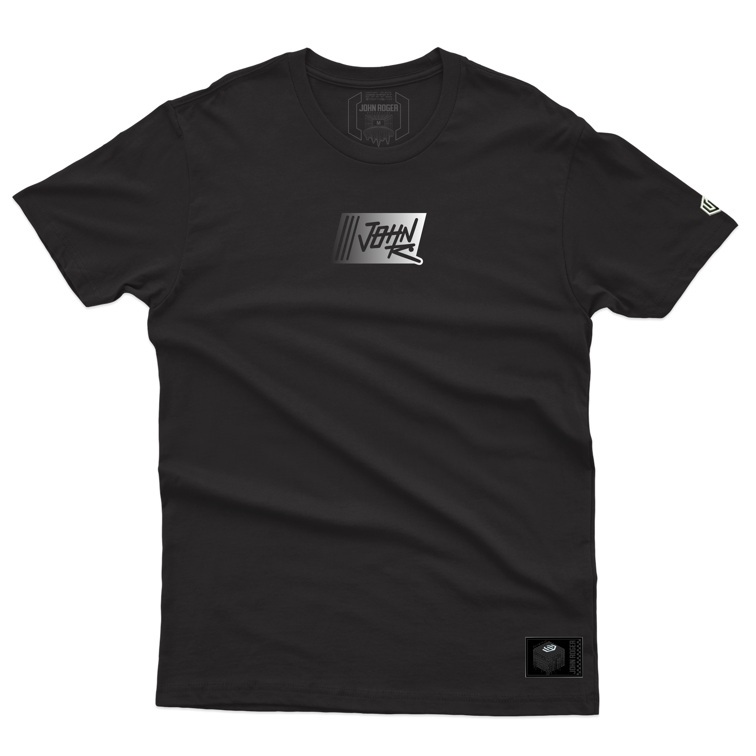 CAMISETA MALHÃO INFANTIL JOHN ROGER REFLETIVE - PRETO
