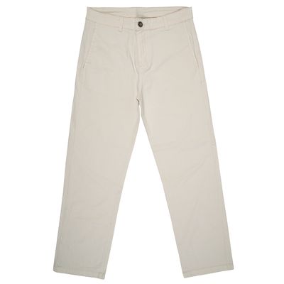 CALÇA SARJA CORTE RETO JOHN ROGER JOHN ROGER - OFF WHITE