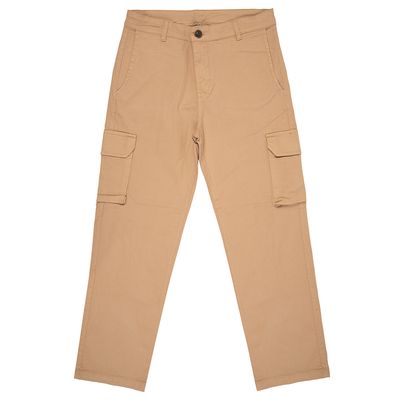 CALÇA BOLSO SACO JOHN ROGER - BEGE