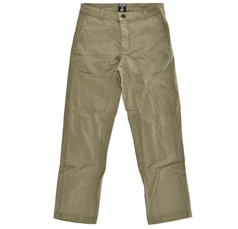 CHINO STRAIGHT CUT PANTS JONH ROGER - OLIVE GREEN