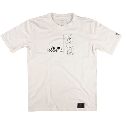 CAMISETA MALHÃO MASCULINA JOHN SKETCH TOY  - OFF WHITE