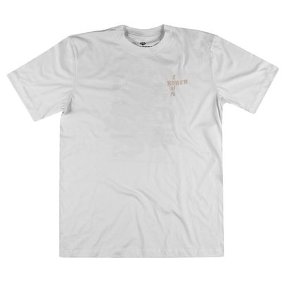 CAMISETA MASCULINA JOHN ROGER DRAGON - BRANCO
