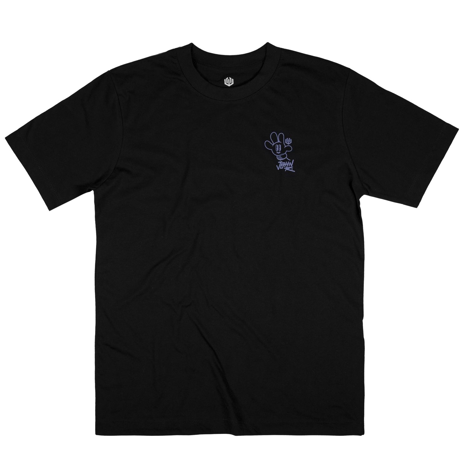 CAMISETA MASCULINA JOHN ROGER UTOPIA - PRETO