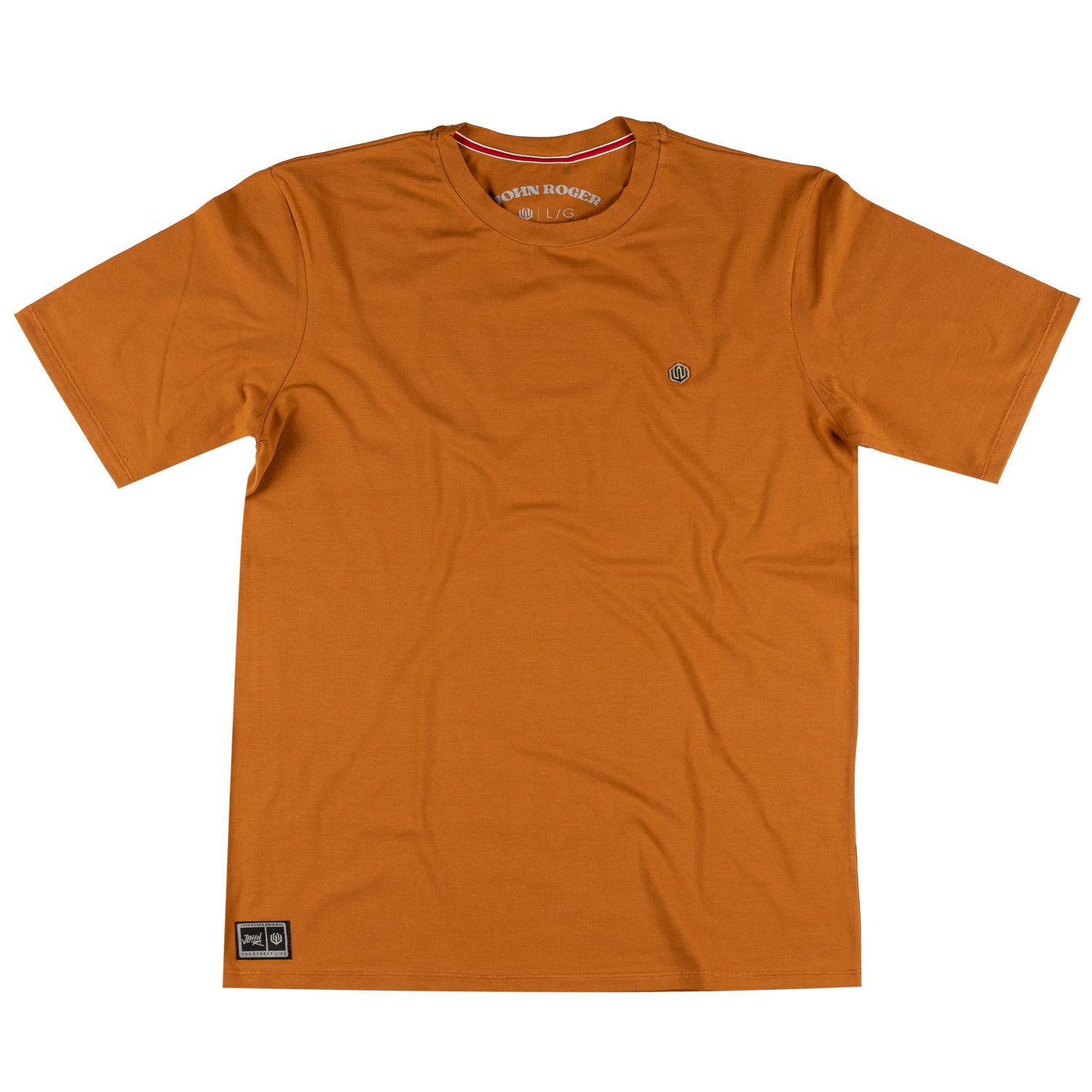 CAMISETA STRETCH PATCH - CARAMELO
