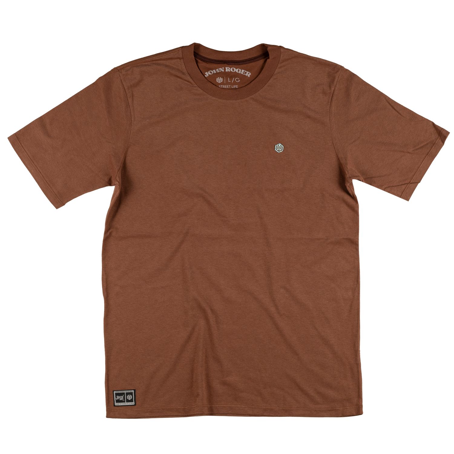 CAMISETA PEACH SKIN TOP COTTON - MARROM