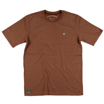 CAMISETA PEACH SKIN TOP COTTON - MARROM
