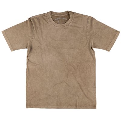 CAMISETA MARMORIZADA BORDADO - CAQUI
