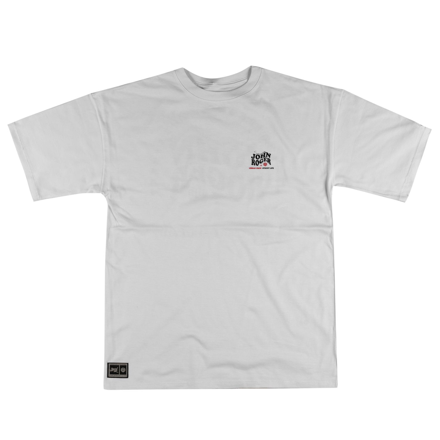 CAMISETA  MALHÃO MASCULINA WAVES - BRANCO
