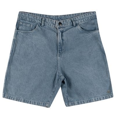 BERMUDA JEANS OVER 5 POCKETS -  DELAVE MARMORIZADO