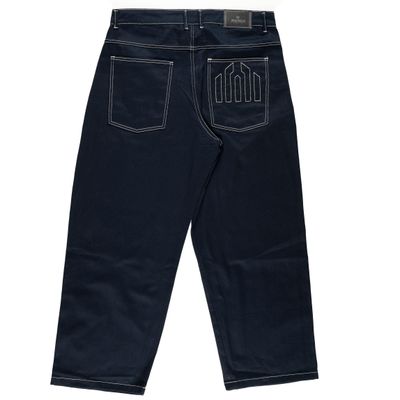CALÇA JEANS OVERSIZE CÓZ - MARINHO