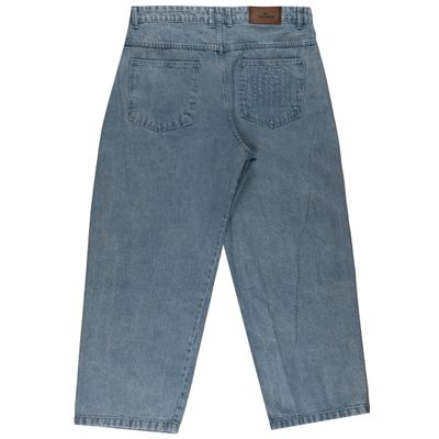 CALÇA JEANS OVERSIZE CÓZ - DELAVE MARMORIZADA