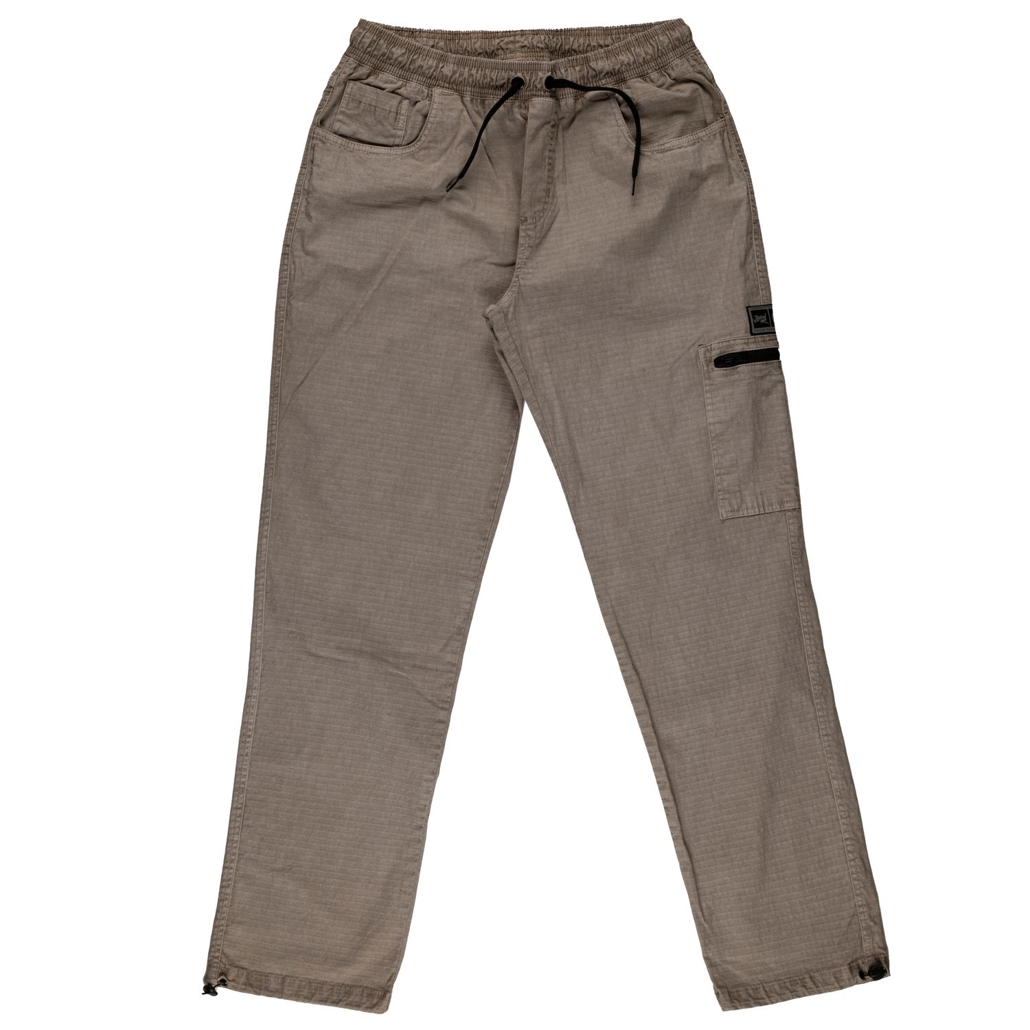 CALÇA CARGO ELÁSTICO RIP STOP STRETCH - CIMENTO QUEIMADO