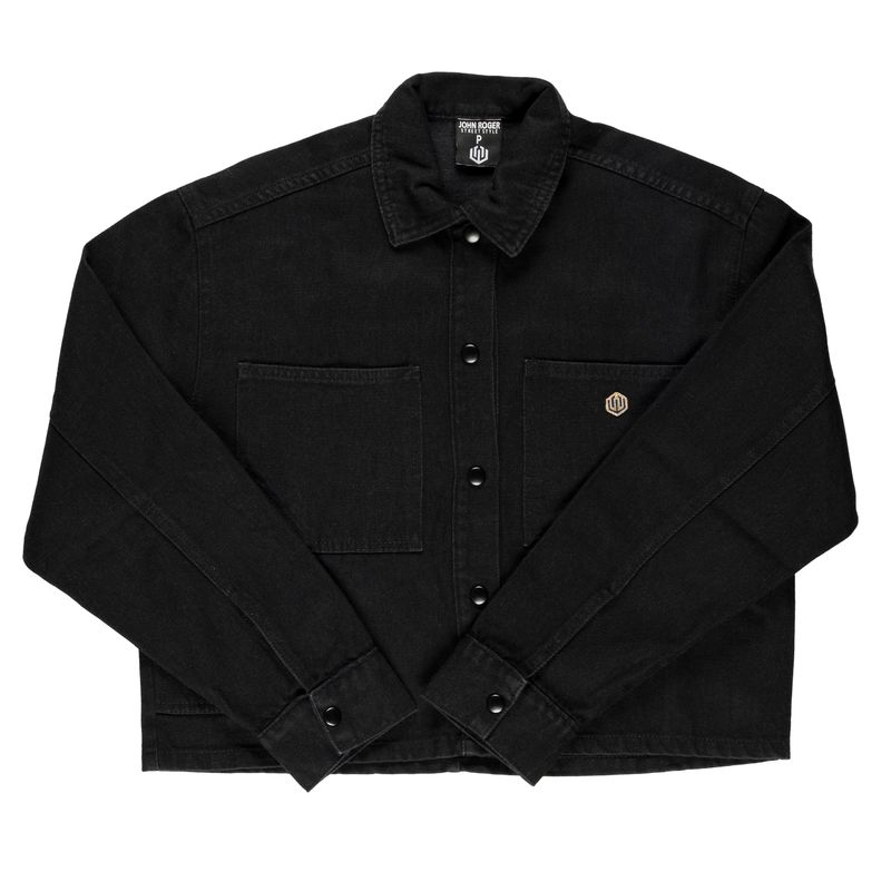 JAQUETA 5 POCKETS FEM JEANS 10 OZ - SUPER BLACK