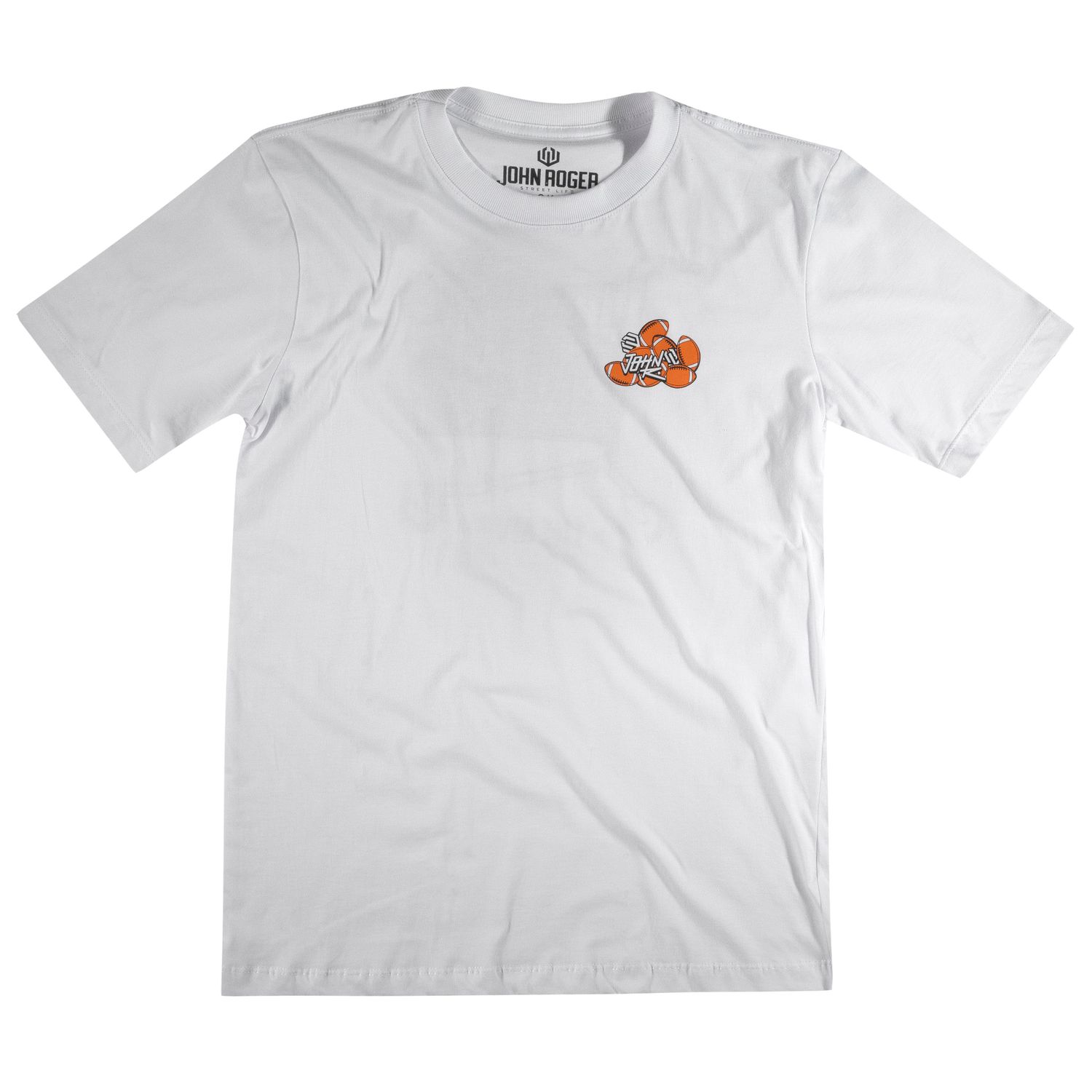 CAMISETA MASCULINA JOHN ROGER AMERICAN SOCCER  - BRANCO