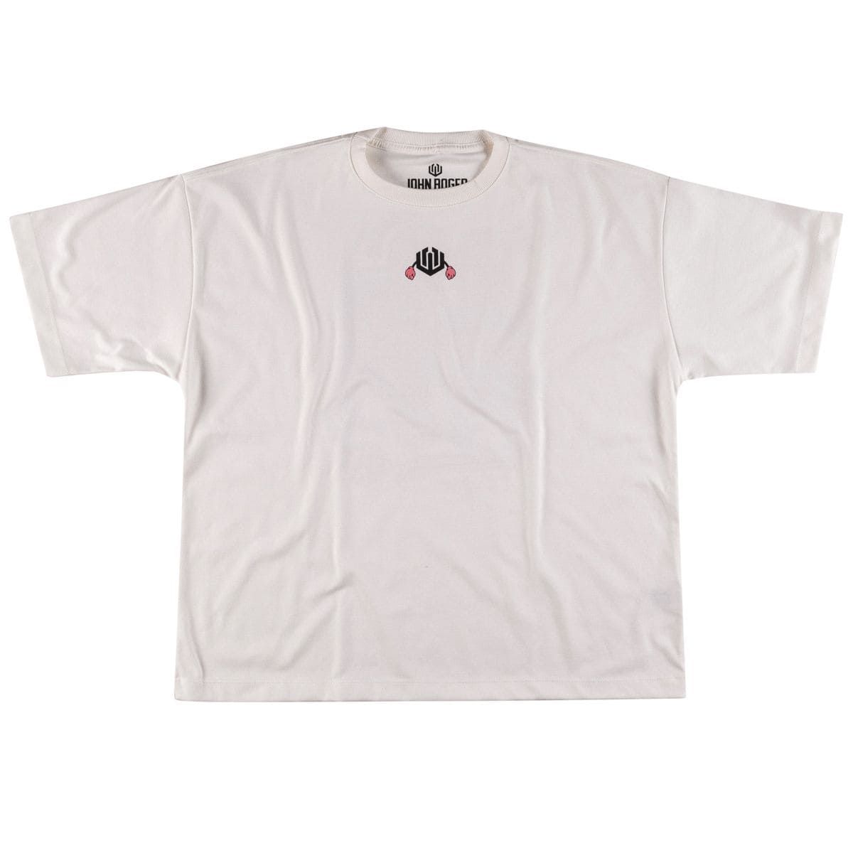 CAMISETA BOXY SUEDINE BONNIE CLYDE - OFF WHITE