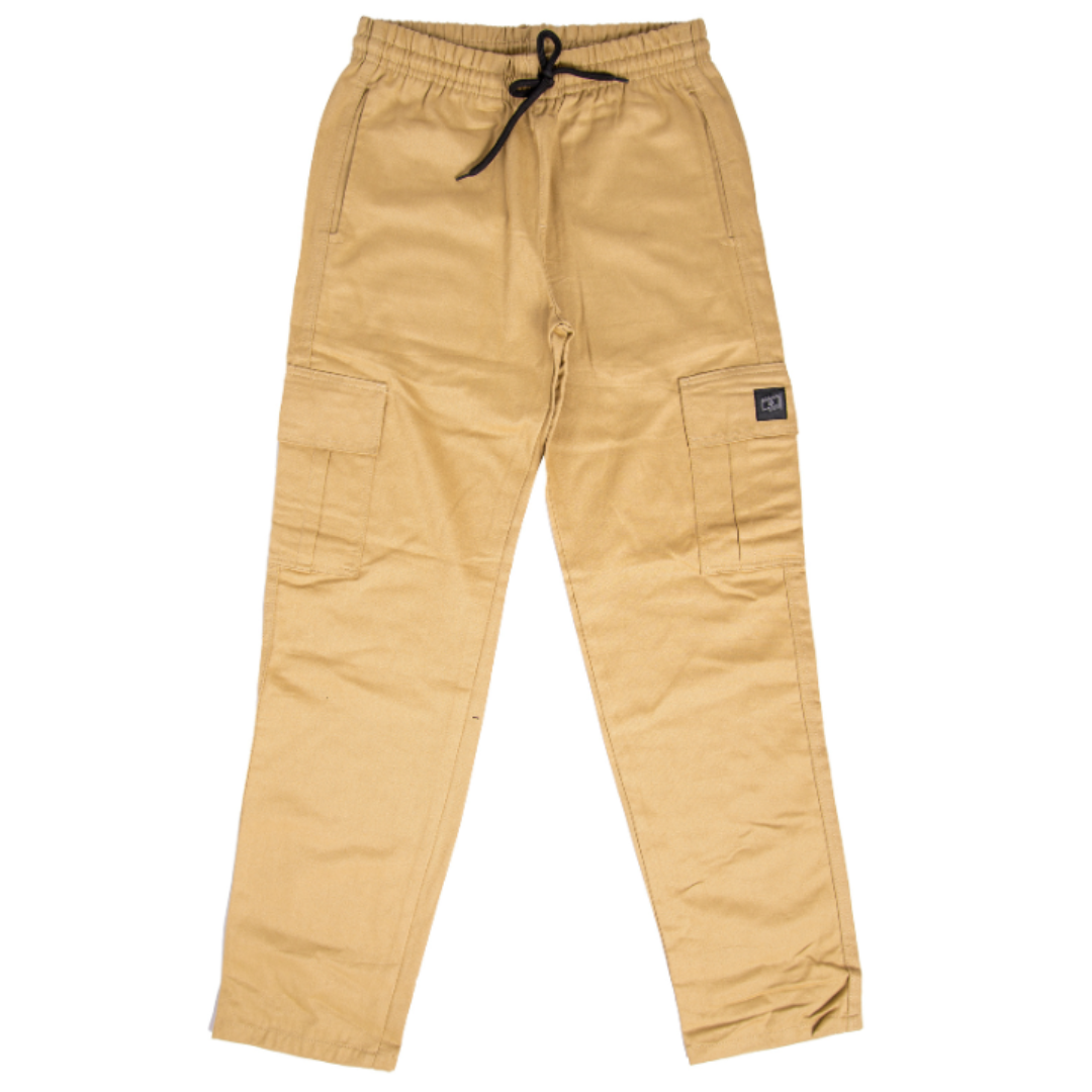 CALÇA CARGO SARJA JOHN ROGER COMBAT - CAQUI