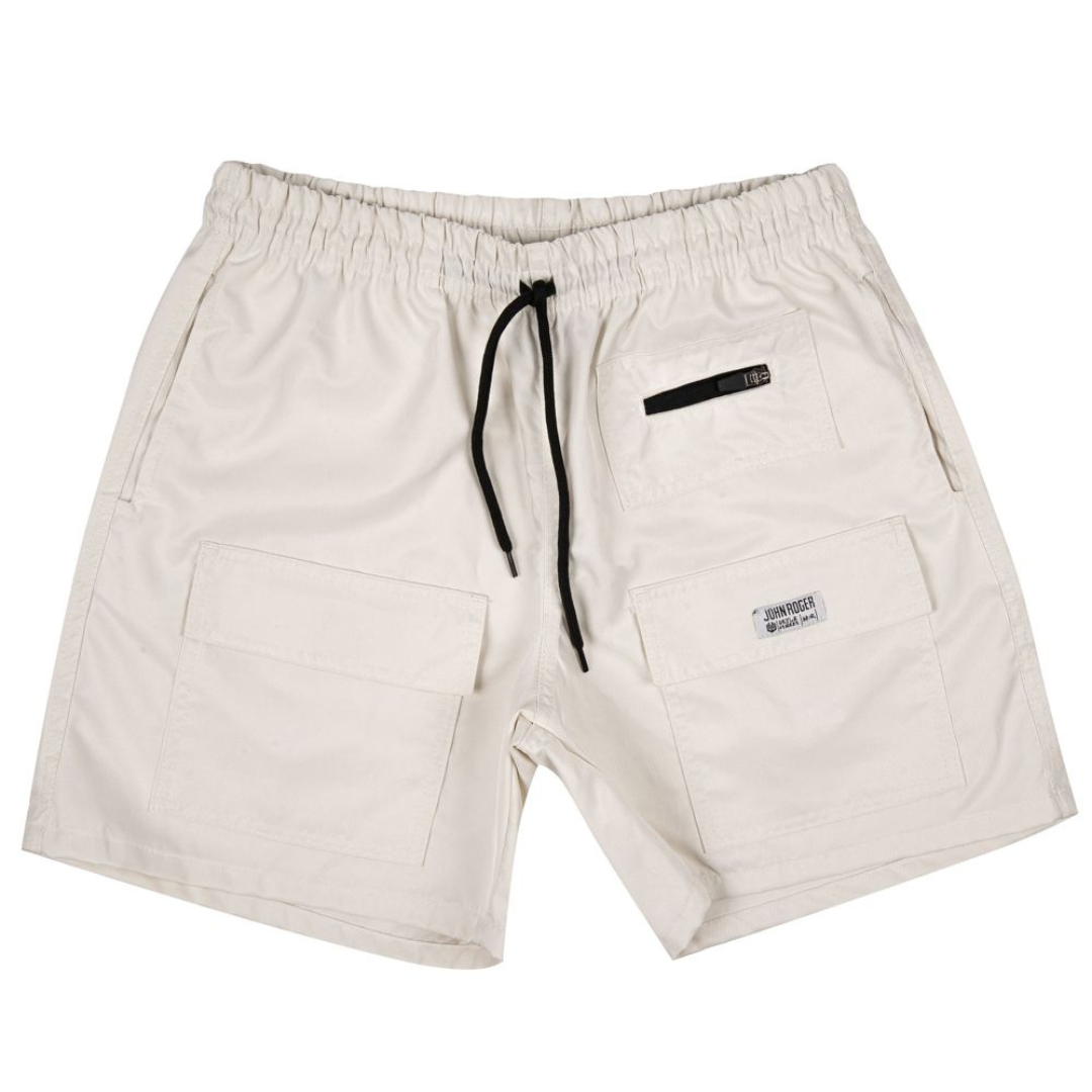 SHORTS CARGO JOHN ROGER TEC - OFF WHITE