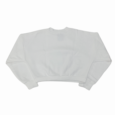 CROPPED MOLETOM HYPE GYM - OFF WHITE