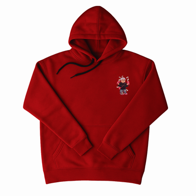 MOLETOM CANGURU BAD BEAR - VERMELHO