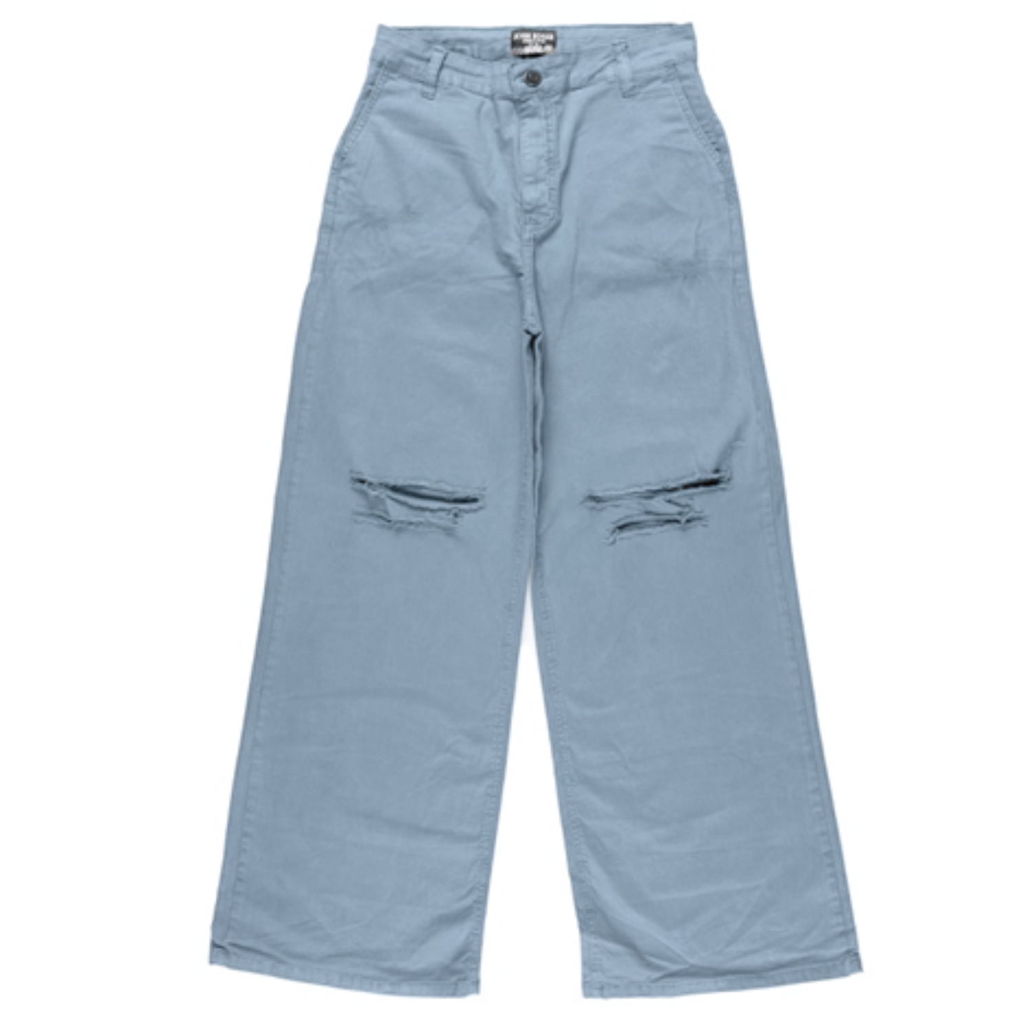 CALÇA FEMININA WIDE LEG RASGADO JOHN ROGER - JEANS