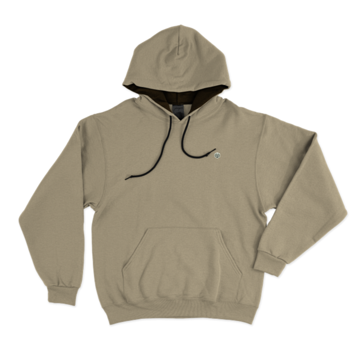 MOLETOM JUVENIL LOGO BASIC - BEGE