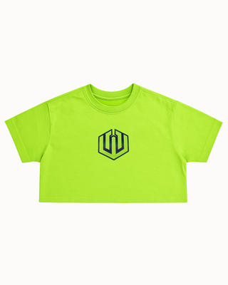 CROPPED JOHN ROGER BASIC - VERDE FLUOR