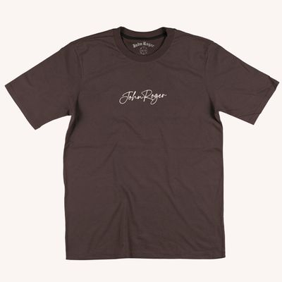 CAMISETA COTTON SIGNATURE TEE - MARROM