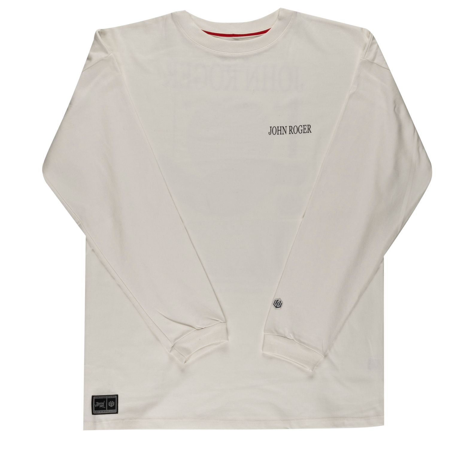 CAMISETA MALHÃO MANGA LONGA FIRE WORLD - OFF WHITE