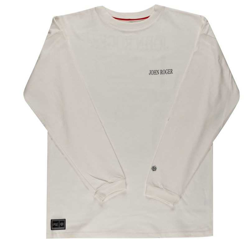 CAMISETA MALHÃO MANGA LONGA FIRE WORLD - OFF WHITE