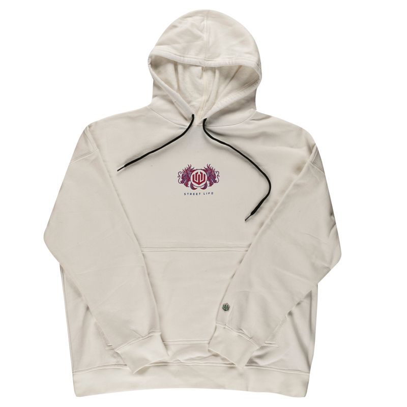 MOLETON  PEACH TOUCH OMBRO CAIDO DRAGON - OFF WHITE