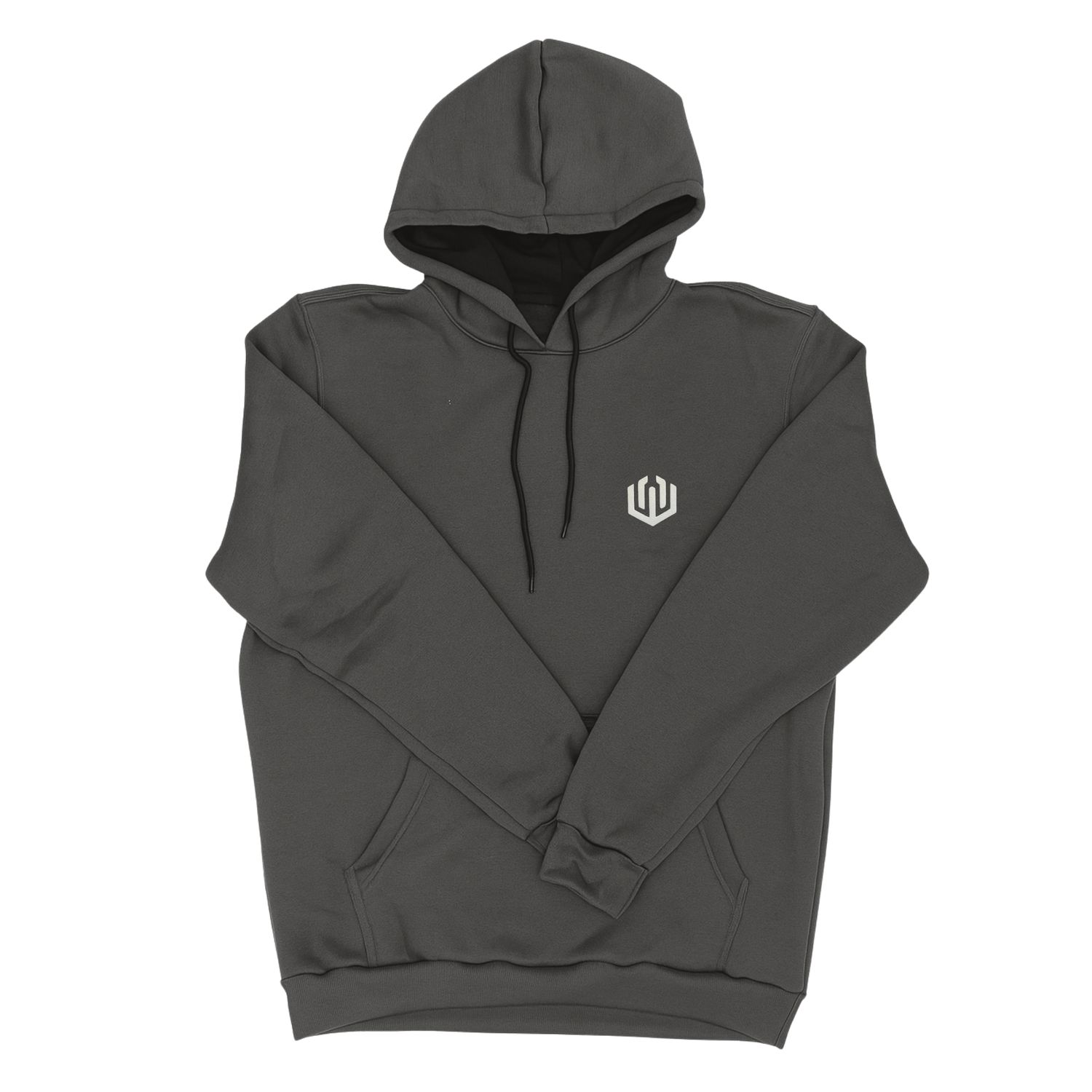 MOLETOM CANGURU LOGO OFICIAL - CINZA