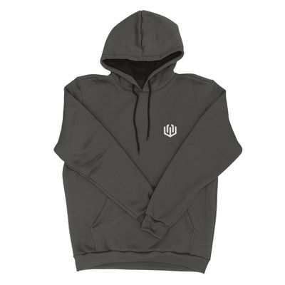 MOLETOM CANGURU LOGO OFICIAL - CINZA