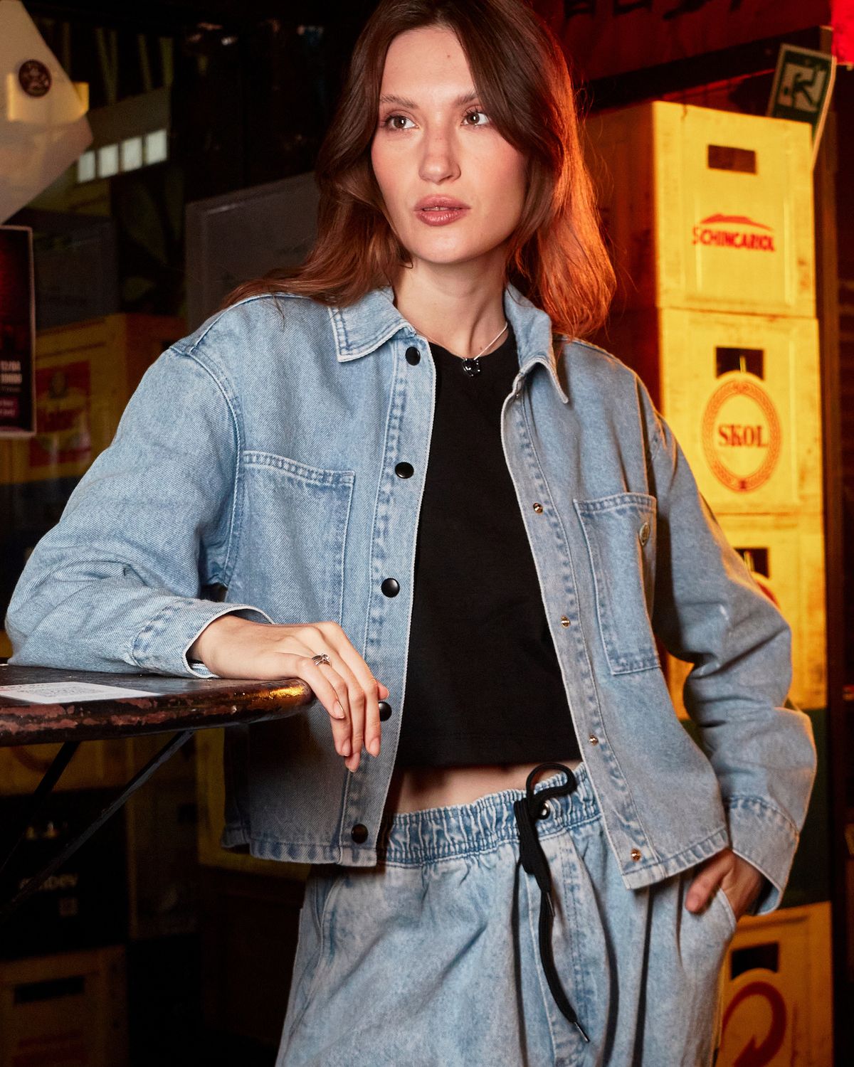 JAQUETA 5 POCKETS FEMININO JEANS 10 OZ - DELAVE