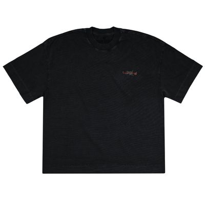 CAMISETA BOXY LAVADO JOHN PROFESSIONAL DRIVER - PRETO