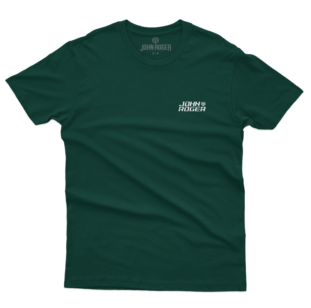 CAMISETA BASIC LIGTH LOGO II  - VERDE FLORESTA