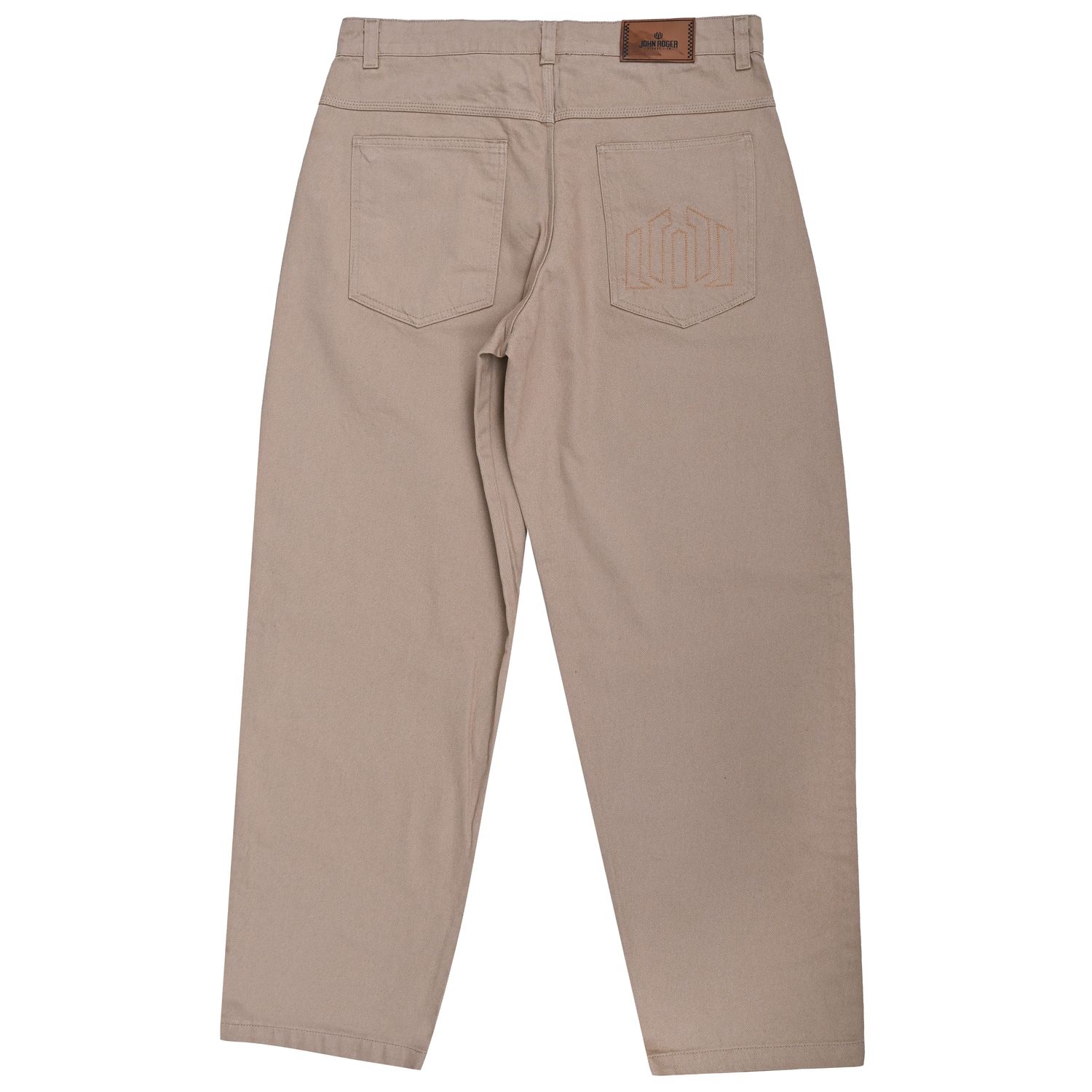 CALÇA BAGGY CÓZ SARJA JOHN ROGER - BEGE