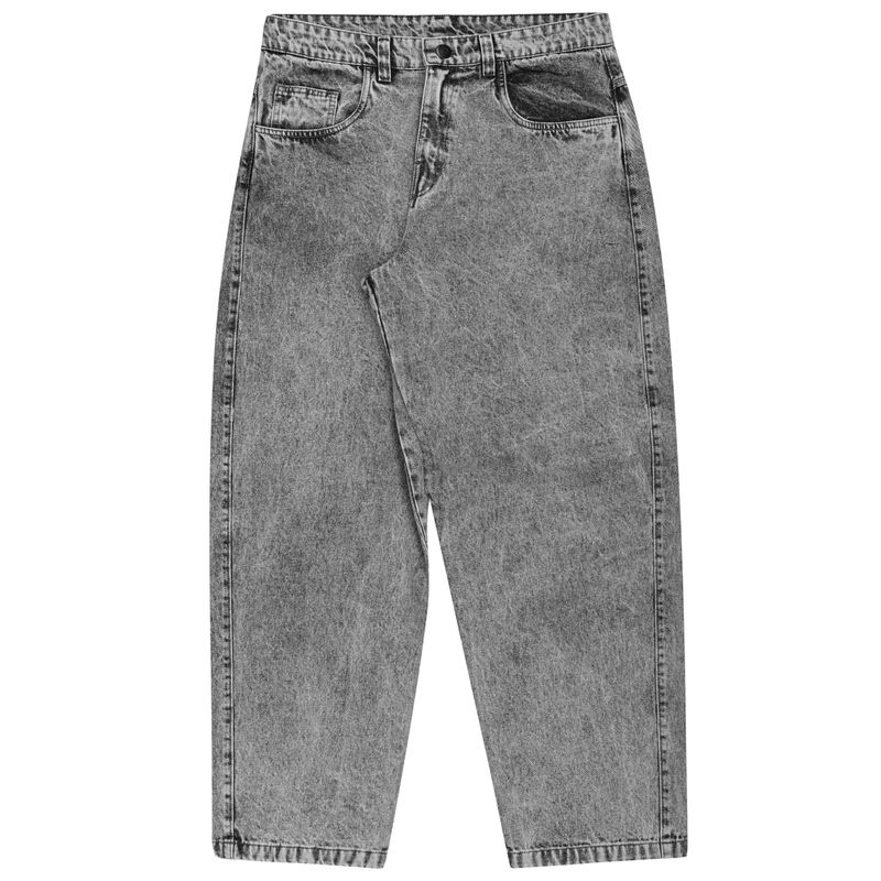 CALÇA BAGGY COZ JEANS JOHN ROGER - BLACK MARMORIZADO