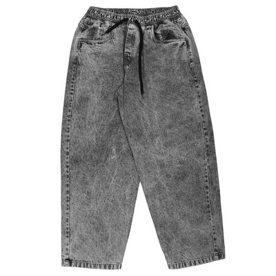 CALÇA BAGGY ELASTICO JEANS JOHN ROGER - BLACK MARMORIZADA