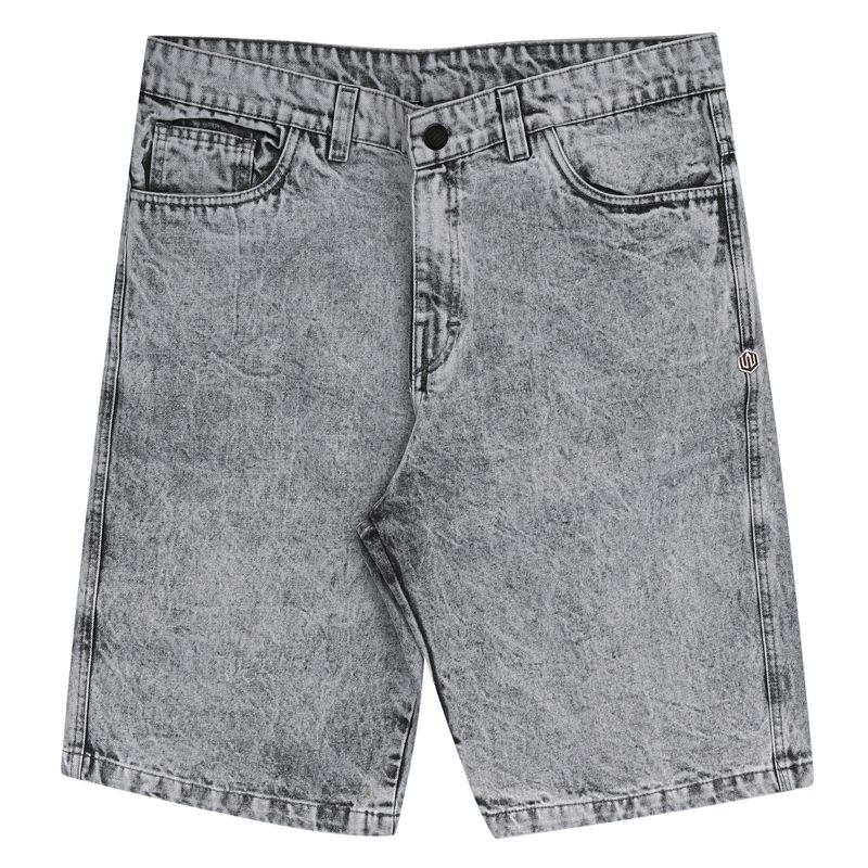 BERMUDA JORTS JEANS JOHN ROGER - BLACK MARMORIZADO